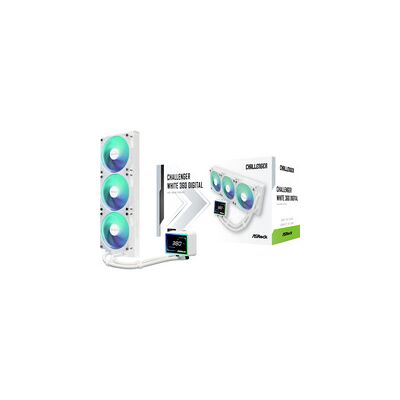 ASRock Challenger White 360 Digital, Wasserkühlung ASRock Challenger White 360 Digital, Wasserkühlung