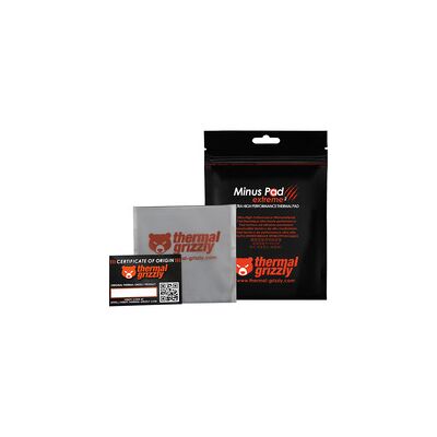 Thermal Grizzly Minus Pad extreme 2 - 100x 100x 1,0mm, Wärmeleitpads Thermal Grizzly Minus Pad extreme 2 - 100x 100x 1,0mm, Wärmeleitpads