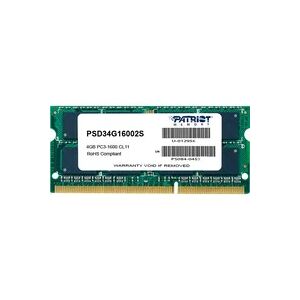 Patriot SO-DIMM 4 GB DDR3-1600  , Arbeitsspeicher