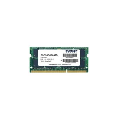 Patriot SO-DIMM 8 GB DDR3-1600 , Arbeitsspeicher Patriot SO-DIMM 8 GB DDR3-1600 , Arbeitsspeicher