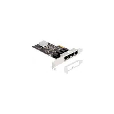 Delock PCIe x4 auf 4 x RJ45 Gbit, LAN-Adapter Delock PCIe x4 auf 4 x RJ45 Gbit, LAN-Adapter