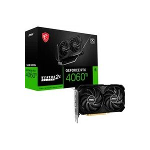 MSI GeForce RTX 4060 Ti VENTUS 2X BLACK 16G OC, Grafikkarte