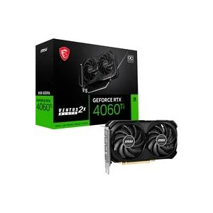 MSI GeForce RTX 4060 Ti VENTUS 2X BLACK 8G OC, Grafikkarte