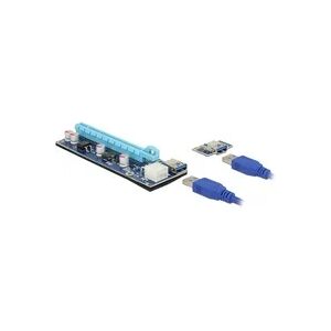 Delock Riser Card PCI x1 > x16 USB Kabel