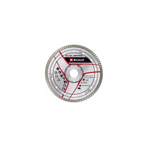 Einhell Turbo-Diamant-Trennscheibe, Ø 180 x 25,4 x 2,6mm
