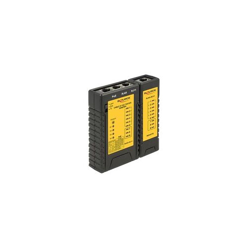 Delock Kabeltester RJ45 / RJ12 / PoE