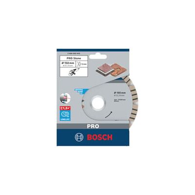 Bosch Diamant-Scheibe 150x22 Seg Stone - Trennscheibe Bosch Diamant-Scheibe 150x22 Seg Stone - Trennscheibe
