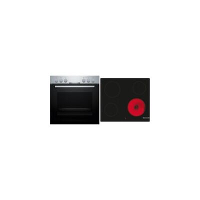 Bosch HND210CS63 - Induktionskochfeld, Elektrischer Ofen, 4 Brenner - Küchengeräte-Set Bosch HND210CS63 - Induktionskochfeld, Elektrischer Ofen, 4 Brenner - Küchengeräte-Set