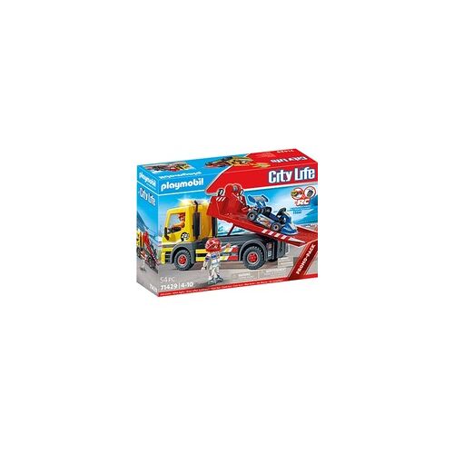 PLAYMOBIL 71429 City Life Abschleppdienst, Konstruktionsspielzeug