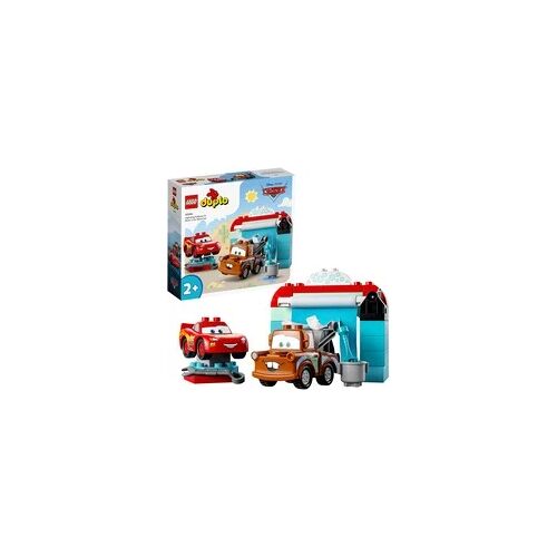 Lego 10996 DUPLO Lightning McQueen und Mater in der Waschanlage, Konstruktionsspielzeug