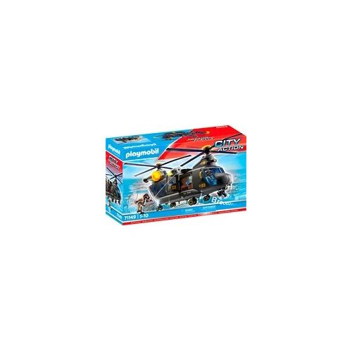 PLAYMOBIL 71149 City Action SWAT-Rettungshelikopter, Konstruktionsspielzeug