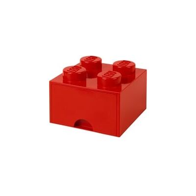Room Copenhagen LEGO Brick Drawer 4 rot, Aufbewahrungsbox Room Copenhagen LEGO Brick Drawer 4 rot, Aufbewahrungsbox