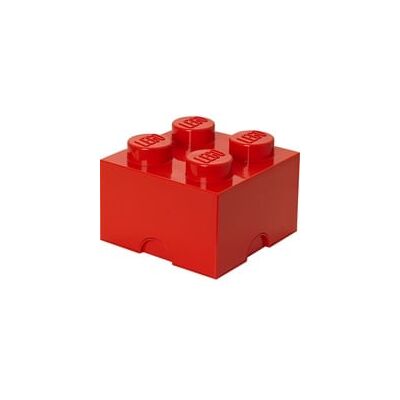 Room Copenhagen LEGO Storage Brick 4 rot, Aufbewahrungsbox Room Copenhagen LEGO Storage Brick 4 rot, Aufbewahrungsbox