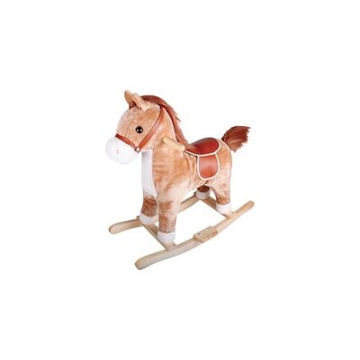 Vedes Plüsch Schaukelpferd - Mit Griffen - 42cm Sattelhöhe - Plüsch Schaukelpferd Vedes Plüsch Schaukelpferd - Mit Griffen - 42cm Sattelhöhe - Plüsch Schaukelpferd