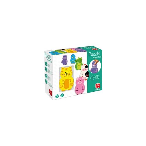 Jumbo Magnetisches Holzpuzzle Tiere