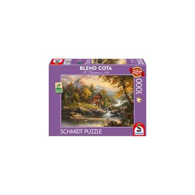 Schmidt Sommerhaus Puzzle - 1004 Teile - Dekoratives Finish Schmidt Sommerhaus Puzzle - 1004 Teile - Dekoratives Finish