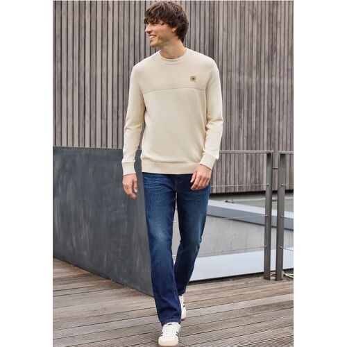 Street One MEN Strukturmix Pullover male Beige