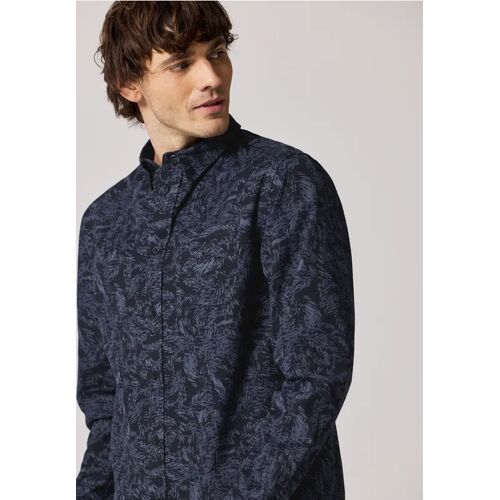 Street One MEN Bedrucktes Hemd male Blau