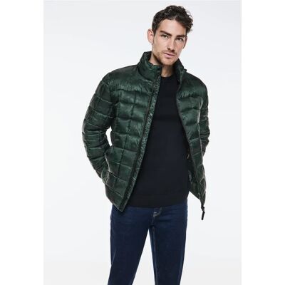 Street One MEN Street One Bedruckte Steppjacke male Grün Street One MEN Street One Bedruckte Steppjacke male Grün