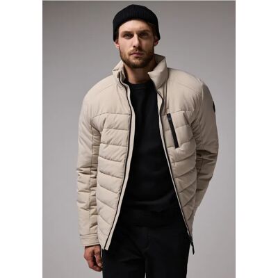 Street One MEN Street One Steppjacke im Biker-Look male Beige Street One MEN Street One Steppjacke im Biker-Look male Beige