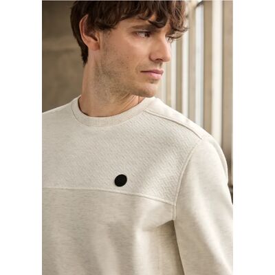 Street One MEN Street One Strukturmix Melange Pullover male Beige Street One MEN Street One Strukturmix Melange Pullover male Beige