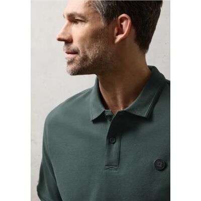 Street One MEN Street One Kurzarm Poloshirt in Stretchqualität male Grün Street One MEN Street One Kurzarm Poloshirt in Stretchqualität male Grün