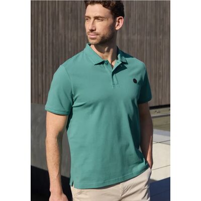 Street One MEN Street One Kurzarm Poloshirt in Stretchqualität male Türkis Street One MEN Street One Kurzarm Poloshirt in Stretchqualität male Türkis