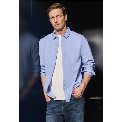 Street One MEN Street One Oxford Hemd male Blau Street One MEN Street One Oxford Hemd male Blau