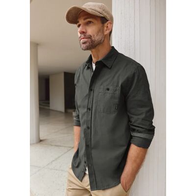 Street One MEN Street One Two-Tone Hemd male Grau Street One MEN Street One Two-Tone Hemd male Grau