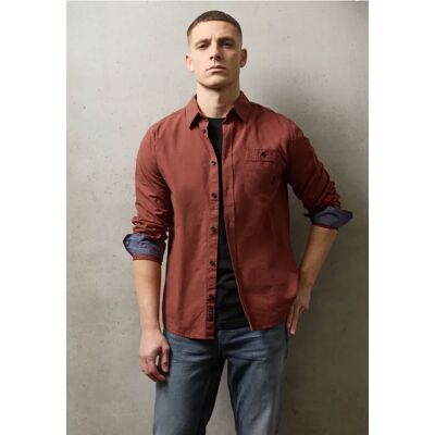 Street One MEN Street One Two-Tone Hemd male Rot Street One MEN Street One Two-Tone Hemd male Rot