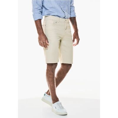 Street One MEN Street One Washed-Look Jeans Shorts male Braun Street One MEN Street One Washed-Look Jeans Shorts male Braun