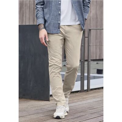 Street One MEN Street One Slim Leg Chino mit Stretchbund male Beige Street One MEN Street One Slim Leg Chino mit Stretchbund male Beige