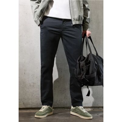 Street One MEN Street One Slim Leg Chino mit Stretchbund male Blau Street One MEN Street One Slim Leg Chino mit Stretchbund male Blau