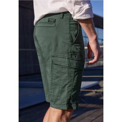 Street One MEN Street One Bermuda im Regular Fit im Cargo-Look male Grün Street One MEN Street One Bermuda im Regular Fit im Cargo-Look male Grün
