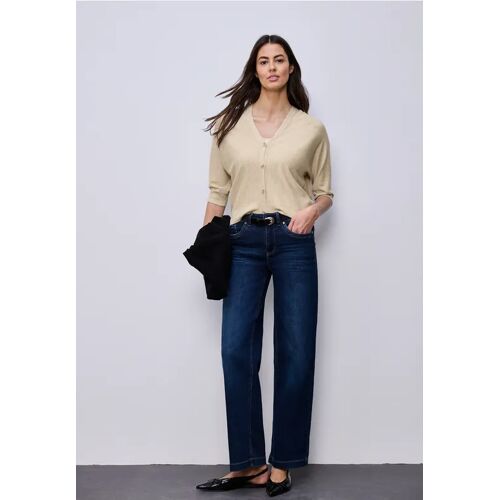 Street One Cardigan in Unifarbe female Beige