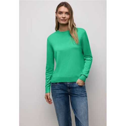 Street One Basic Pullover female Grün