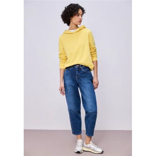 Street One Hoodie in Unifarbe female Gelb