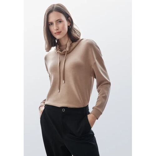 Street One Shirt im Silk Look female Braun