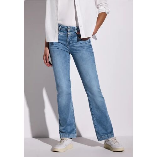 Street One Bootcut Jeans female Blau