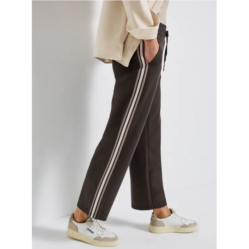 Street One Straight Leg Strukturhose female Braun