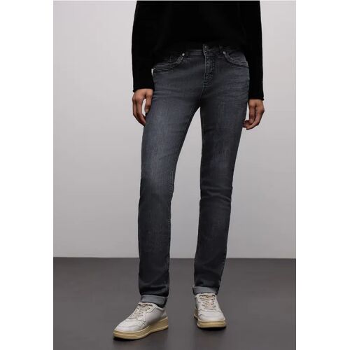 Street One Slim Leg Jeans female Grau