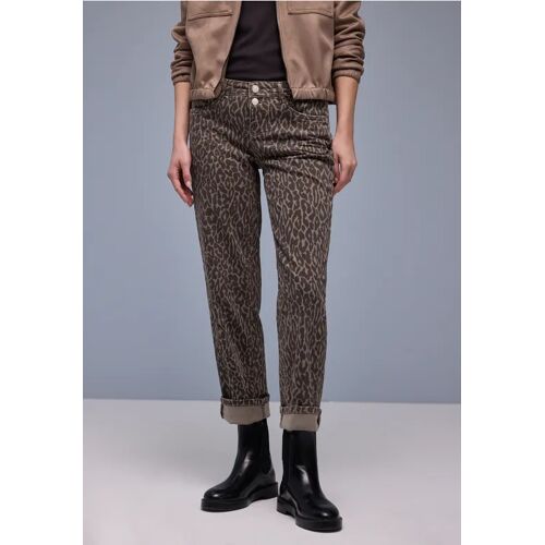 Street One Straight Leg Jeans female Braun