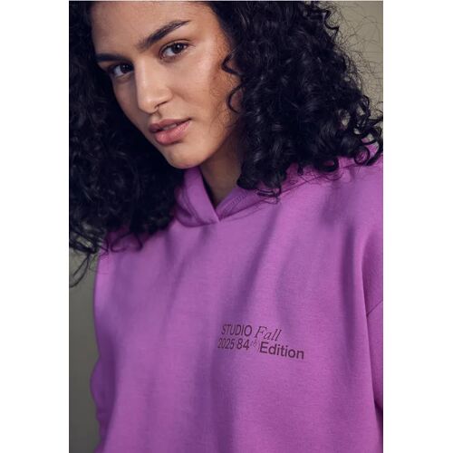 Street One Studio Loose Fit Hoodie mit Artwork female Pink