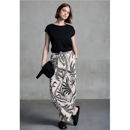 Street One Studio Musselin Wide Leg Hose female Beige