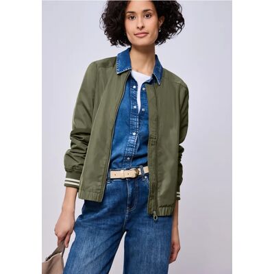 Street One Kurzer Blouson female Grün Street One Kurzer Blouson female Grün