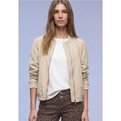 Street One Blouson mit Gallonstreifen female Beige Street One Blouson mit Gallonstreifen female Beige