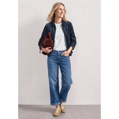 Street One 3/4 Arm Cordjacke mit Hemdkragen female Blau Street One 3/4 Arm Cordjacke mit Hemdkragen female Blau