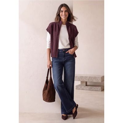 Street One Dropped Shoulder Cardigan mit Turtle Neck und Zipper female Rot Street One Dropped Shoulder Cardigan mit Turtle Neck und Zipper female Rot