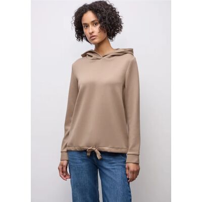 Street One Cupro Sweat Hoodie female Braun Street One Cupro Sweat Hoodie female Braun