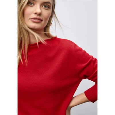 Street One Basic Pullover female Rot Street One Basic Pullover female Rot